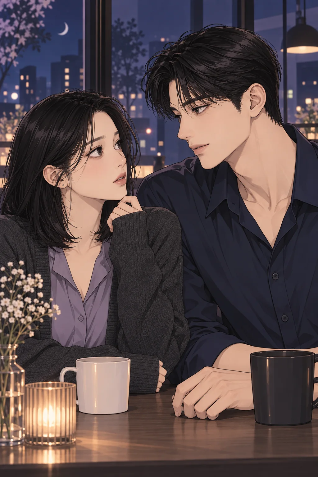 서로의 연락과 휴식 기준을 비교하는 우리 둘 애착 리포트 표지